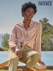 FatFace Olivia Multi Stripe Shirt (AK9288) | $106