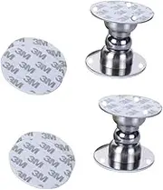 2 Pcs Stainless Steel Mini Soft-Catch Magnetic Door Stopper Wall Mount Door Catch Doorstop