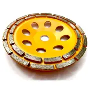 Concrete Grinding Wheel Disc 2 Row Diamond Cup - 180mm