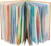 SIIXU Spiral Journals for Women, Hardcover Notebook, Colorful Blank, Large, 128 Pages, B5, 6.8”x9.8, Summer