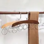 Coat Hanger Rust-proof Wide Application Clothes Tie Belt Hanger Storage Hanging