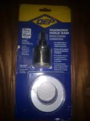 QEP Diamond Hole Saw 1 3/8" 35mm Diameter with Drill Guide and Water Cooling Cup