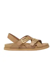 Fendi Feel Cross-Over Slides 35,36,37.5,38.5,37,38,39,40,41 light brown