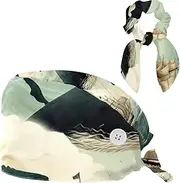 [YTYVAGT] Scrub Caps Women,Scrub Hats Suitable for Women,Watercolor Whale Animal Art Pattern