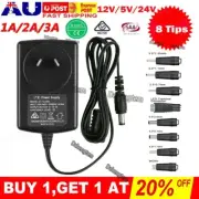 For LED Strip AC 240V to DC 12V 5V 24V 1A~3A Power Supply Transformer Adapter