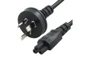 Astrotek 3 Pin AU Male to 3 Pin Cloverleaf Female Plug Power Cable - 1.8m
