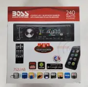 BOSS Audio Systems 752UAB Single-DIN CD MP3 Player Receiver w/ Bluetooth NEW