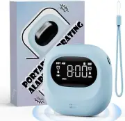 Bed Shaker Alarm Clock, Loud Alarm Clock for Heavy Sleepers, Cordless Travel...
