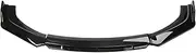 Compatible for Toyota 86 GT 2017-2020 Front Bumper Lip Chin Spoiler Splitter Diffuser Body Kit Trim Air Dam Canard Splitter(Gloss Black)