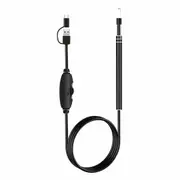Ear Cleaner Scoop Endoscope Camera Pick Otoscope Ear Wax Remover Tool HD LED