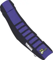 D'COR VISUALS 30-50-458 Seat Cover - Black/Blue - YZ250F/450F '14-'18