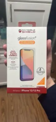 ZAGG InvisibleShield GlassFusion+ with D3O Apple iPhone 12/12 PRO Free Shipping