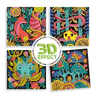 【智荷】3D塗鴉奇幻之森創意彩繪3D-Colouring Fantasy Forest