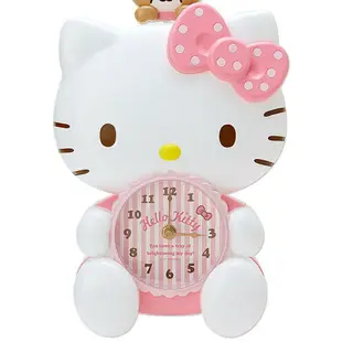 【震撼精品百貨】Hello Kitty 凱蒂貓-凱蒂貓造型掛鐘 震撼日式精品百貨