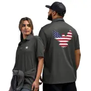 Adidas Eagle Flag American Star Space-dyed Polo