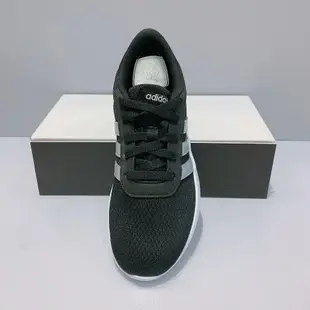 adidas LITE RACER 女生 黑銀色 輕量 透氣 慢跑鞋 FW8979