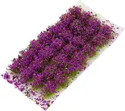1 Box Sand Table DIY Material Artificial Bouquet Faux Plants Simulation Plant Miniature Flower Para De Mujer Interior Fake Grass Decor Craft Purple Artificial Flower Plastic Indoor