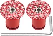 Bar End Plugs - Adjustable Aluminum Alloy Bike Bar Ends - Motorcycle Accessories for Road Cycling Sports Fitness Riding Commuting Camping
