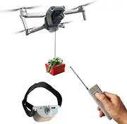 XTnueotr Universally Drone Airdrop System Release Device Payload Delivery Transport Drop, for DJI Mini4/Mini3/Mini2/Air3/Air2/Air2S/ DJI Mavic Series Drone Accessories (Airdrop Device)