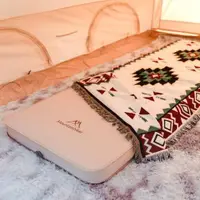 在飛比找ETMall東森購物網優惠-山之客戶外露營雙人加厚奶酪床墊自動充氣床便攜防潮L墊自充氣枕