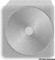 Pack of 100 CD Sleeve PVC Plastic No Tear Single Envelope DVD Storage Durable