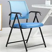 Home Office Chair Ergonomic Desk Chair Mesh Computer Chair with Armrest Lumbar Support Chair for Living Room Bedroom Office Dining (Color : Blue)