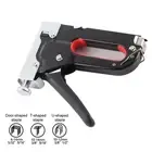 3 In 1 Staple Gun 600Nails Capacity Tool For Upholstery Photo Frame Fixed