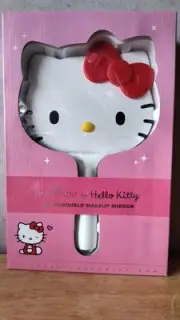 NIB Impressions Vanity For Kuromi LED Hand Held Make Up Mirror Hello Kitty