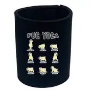 Animal Pug Yoga Dog - Funny Novelty Stubby Holder