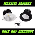 12W 20W 35W COB Rotatable Gimble LED Downlights Kit Tri Colour CCT Au Plug