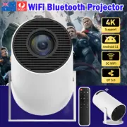 4K Portable Projector Android Smart LED 7000 LMS Home Theater Wifi Bluetooth 5.0