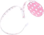 ERINGOGO Mini Portable Soft Tape Measure for Sewing Measurement Accurate Cloth Measuring Tool Retractable Design Pink for Tailoring and