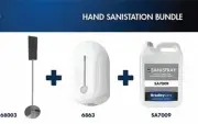 Presale Bradley Cleanhands Stand Dispenser and Spray Refill Bundle -