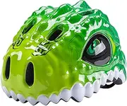 Bikee Helmets for Kids | Kids Helmet | Kids Cycle Helmet | Multi-Sports Child's Bikee Helmets | Cartoon Dinosaur Bikes Helmet | Shock Absorbent Safety Child Bikes Helmet | Boys Bicycles Helmet