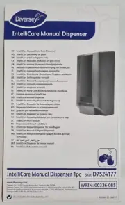 Diversey Intellicare Manual Dispenser for Soap or Sanitiser **Free Postage**