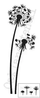 Dandelion STENCIL Tall 10x24 w/Seeds Painting Signs Walls Wood Fabric Canvas