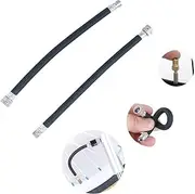 SITADI Air Pump Inflator Extension Hose High Pressure Schrader Valve for Mountain Road Bike Bicycle with Brass Presta Valve Adaptor，2 Pack