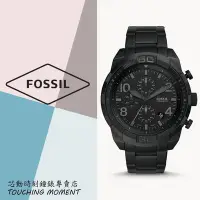 在飛比找Yahoo!奇摩拍賣優惠-《聊聊享優惠》FOSSIL 紳士造型 全黑鋼 輕薄超大錶徑 