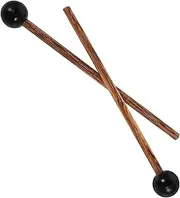 GLSTOY 2pcs Lollipop Drumsticks Bass Drum Mallets Glockenspiel Mallets Metal Glockenspiel Stick Mallets Percussion Mallets Drum Sticks Rhythm Sticks for Bulk Drum Mallet Hammer