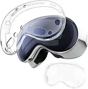 Protective Case Compatible with Apple Vision Pro VR Headset 2024 - Clear TPU Cover