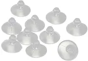 QMseller Rubber Home Desk Glass Transparent Anti-Collision Suction Cups Sucker Hanger Pads (Pack of 10)