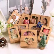 64 Kraft Boxes with Window for Homemade Candy's, Cookies, Chocolates, or Soap