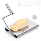 Stainless Steel Cheese Slicers with Wire for Block Cheese Butter Food Slicer
