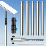 Starlink Pole Mount, 9ft Starlink Ground Pole Mount Kit Features a Durable 1....
