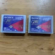 2 Sony QW QIC-WIDE Qw 3010XLF 850 MB Data Media Cartridges