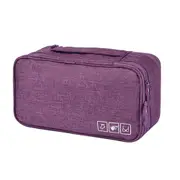 Bra Underwear Drawer Organizers Travel Storage Dividers Socks Briefs Cloth Case Clothing Wardrobe Box Bag(Purple )