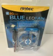 New-Antec 80mm BLUE LED FAN - Computer Case Fan