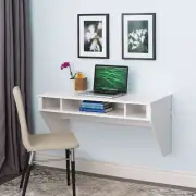 White Space Saving Laptop Tablet Computer Desk Wall-Mount at any Height Great