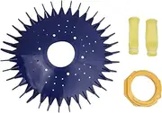 Pool Cleaner Replacement Parts with W70329 Finned Seal Disc Skirt, W69698 Diaphragm, W70327 Foot Pad - Compatible with G2, G3, G4, for Plaster, Tile, Pebble, Fiberglass