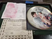 Collector Plate "First Touch" Motherhood William Chambers 8 1/2" Knowles 1988